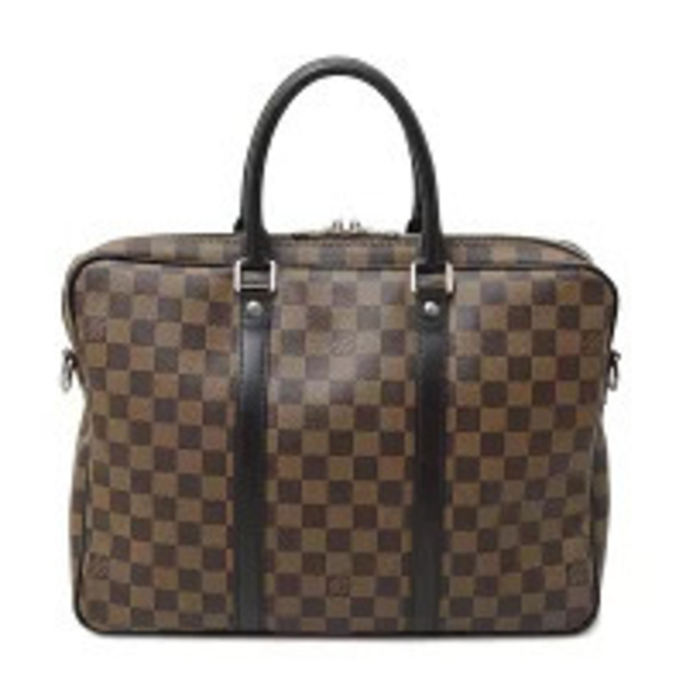 Louis Vuitton Voyage Bag Damier Porte documents Handbag Shoulder
